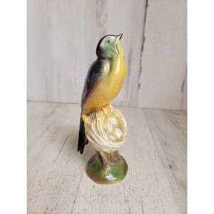 Italy bird vintage folk art nest egg unique home decor figure woodland